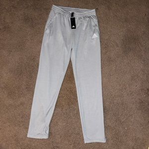 NWT Grey Adidas Climalite Tapered Sweatpants - Size Large Tall